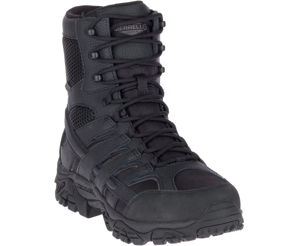Merrell Støvler Herre - Moab 2 8\" Tactical Waterproof - Sort - PBM235418